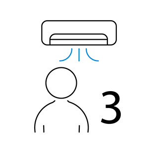 3 area motion detection sensor